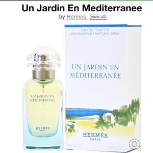 Classy fragrance from Hermes. “Un jardin en mediterranee”